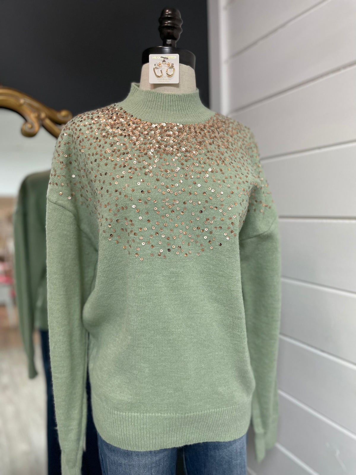 Rain Glitter On Me Sweater