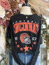 Long Sleeve Mineral Wash Cincinnati Stars Tee