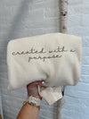 "Created With Purpose" Corded Crewneck