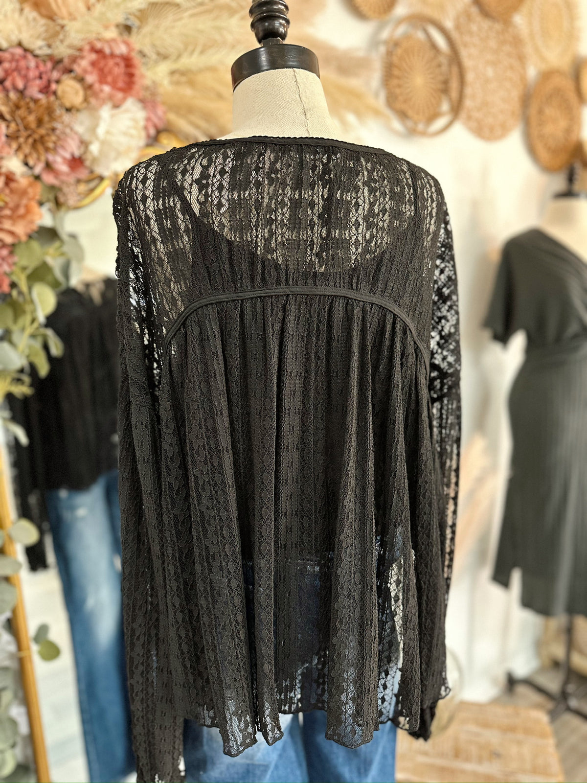 Lots of Flare Lace Top