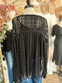 Lots of Flare Lace Top