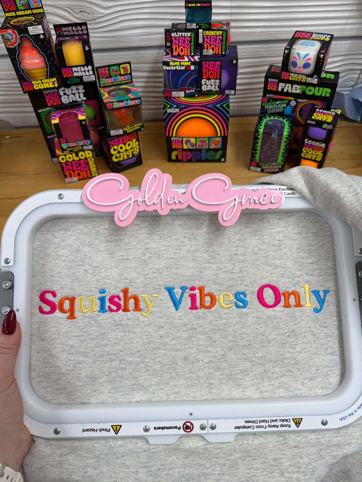 Squishy Vibes Only-Oatmeal Heather