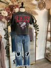 Vintage Cropped 1881 Baseball Tee