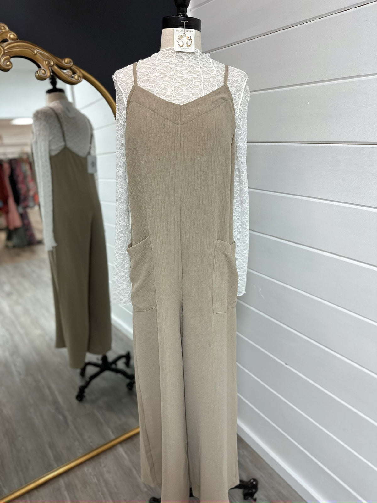 Bare Minimum Textured Jumpsuit