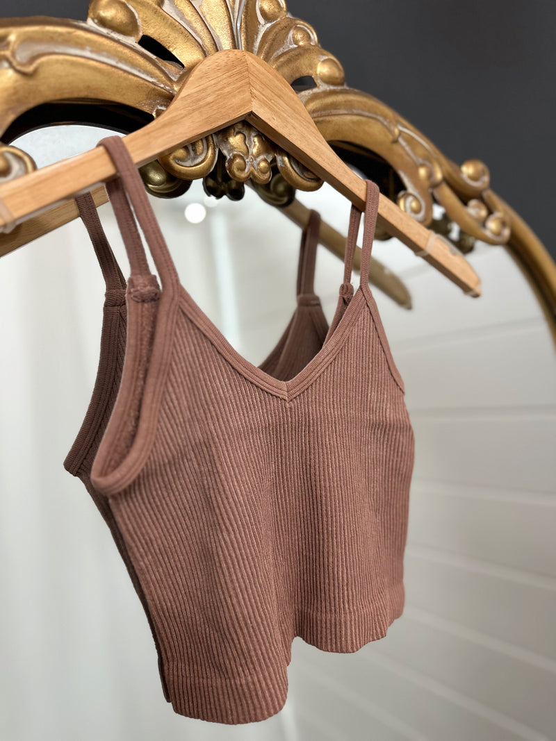 Toni Ribbed UV Brami-Vintage Mocha