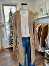 Carli Long Cardigan-Camel