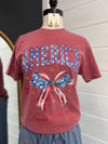 America Bow Tee