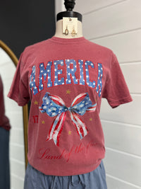 America Bow Tee