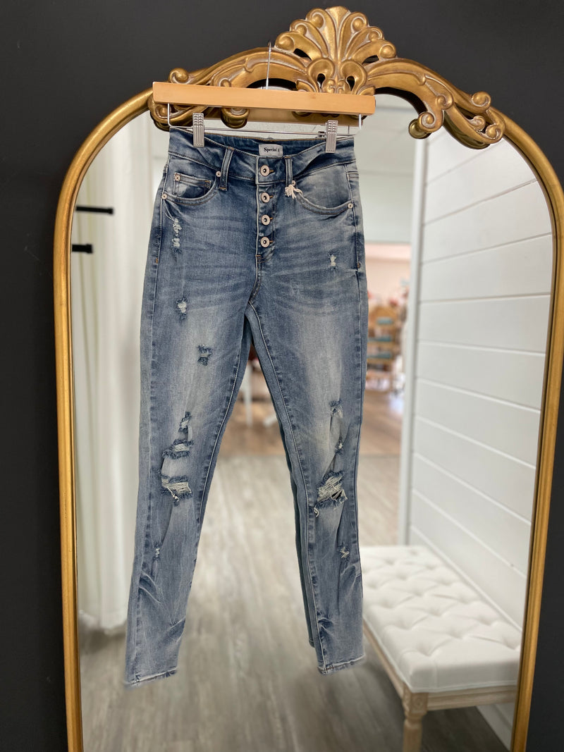 Marie Distressed Skinny