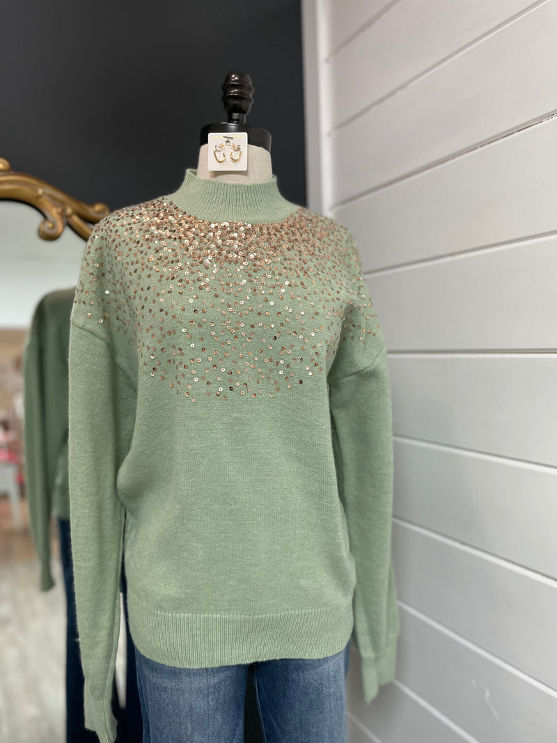 Rain Glitter On Me Sweater