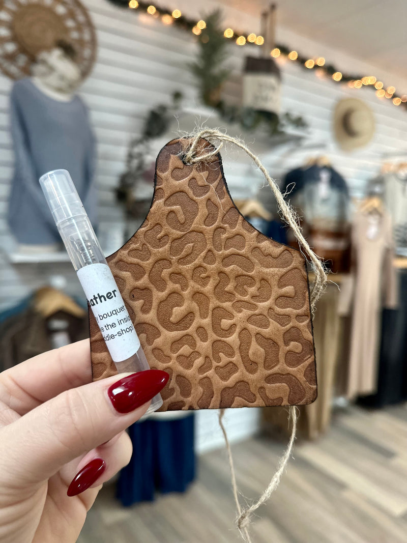 Leopard Print Freshie-Leather