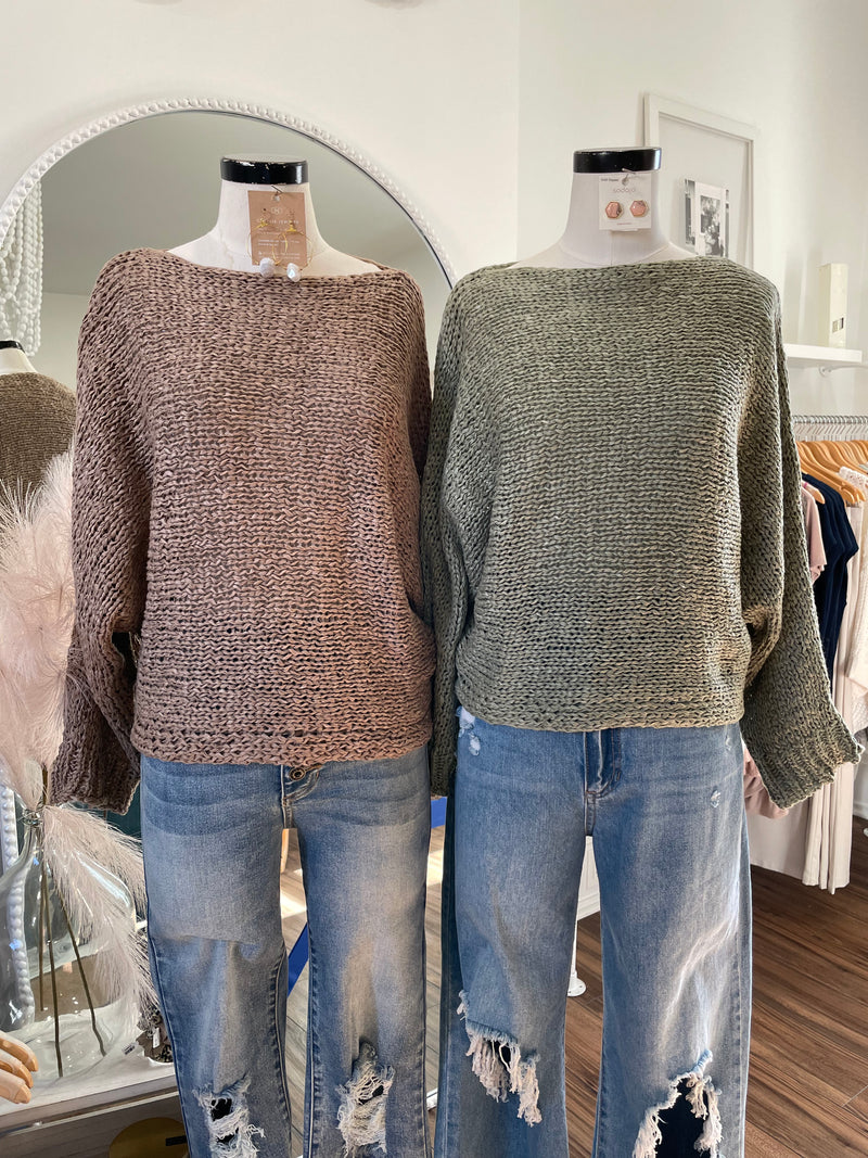 Got To Go Sweater-Mocha