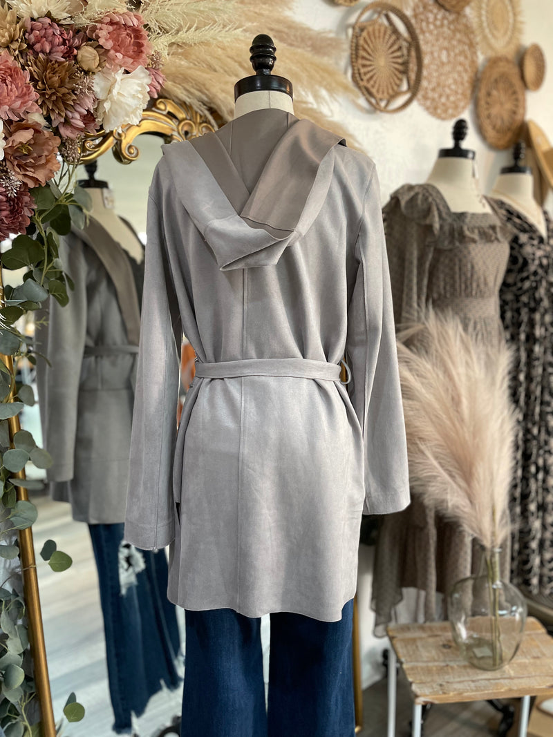 Elevated On The Run Belted Coat