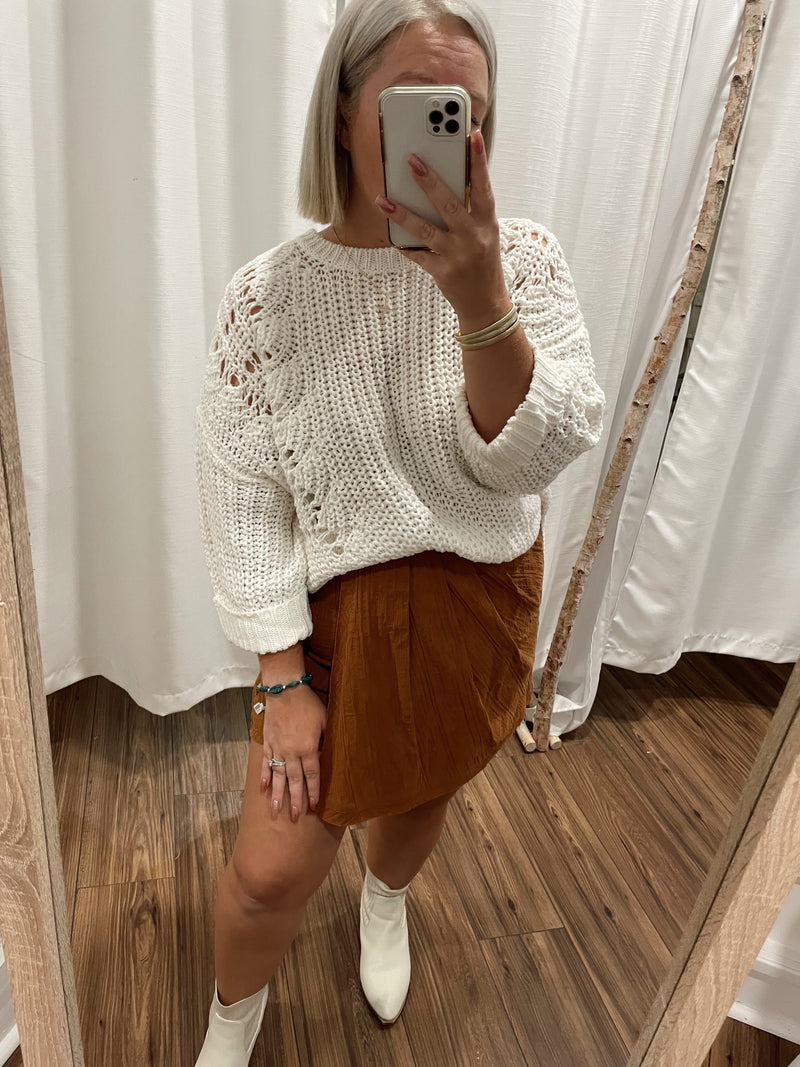 In The Moment Hi-Lo Sweater