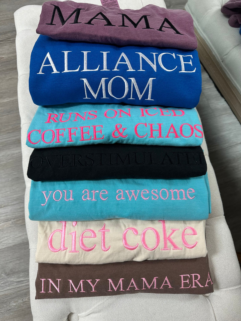 Custom Saying Comfort Colors Tee