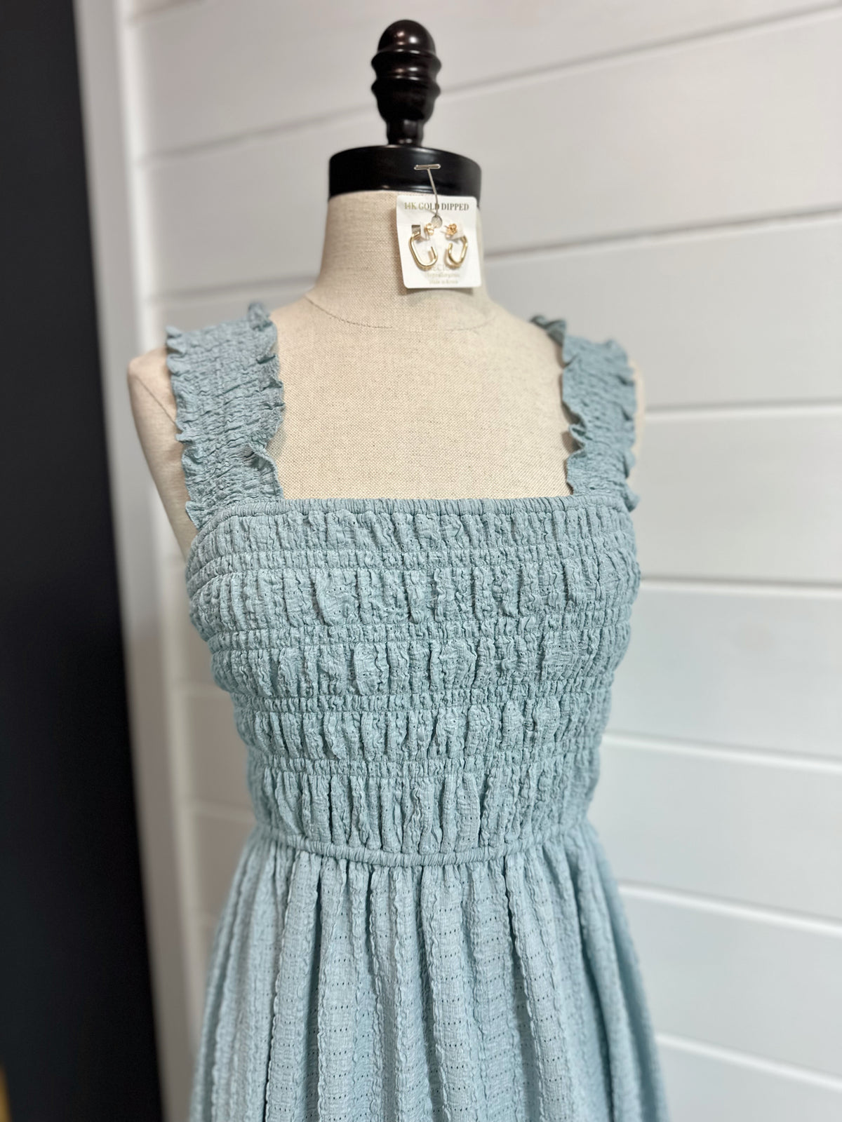 Kamila Textured Midi Dress