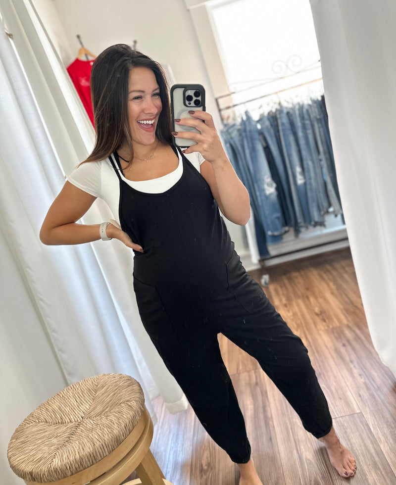 Next Edition Ballin Babe Jumpsuit-Black