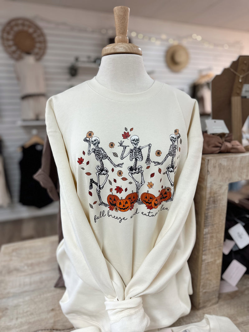 Fall Breeze & Autumn Leaves Crewneck