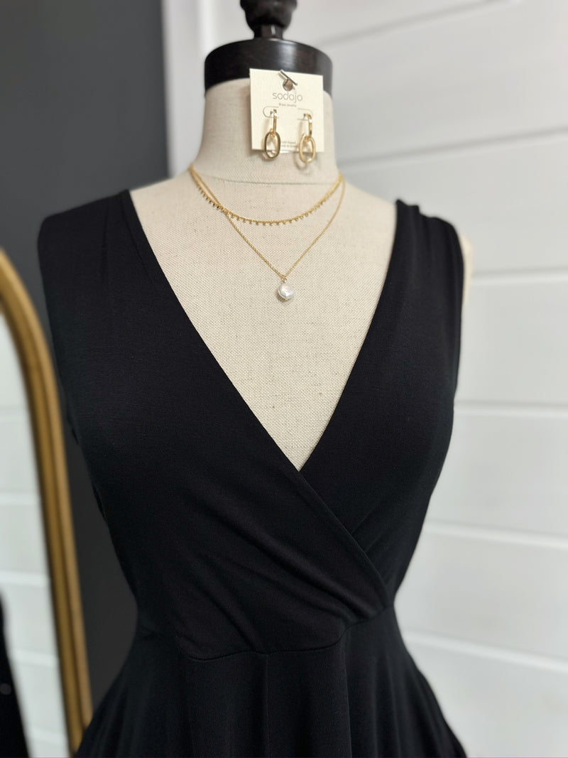 Holy Comfort Romper- Black