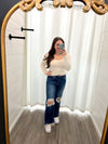 Good To Go Square Neck Top- Ecru