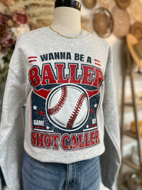 Baller Baseball Crewneck