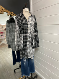 Fashion Forward Long Plaid Top/Dress