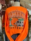 Old School Cincinnati Sweatshirt-Bright Orange