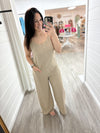 Bare Minimum Textured Jumpsuit