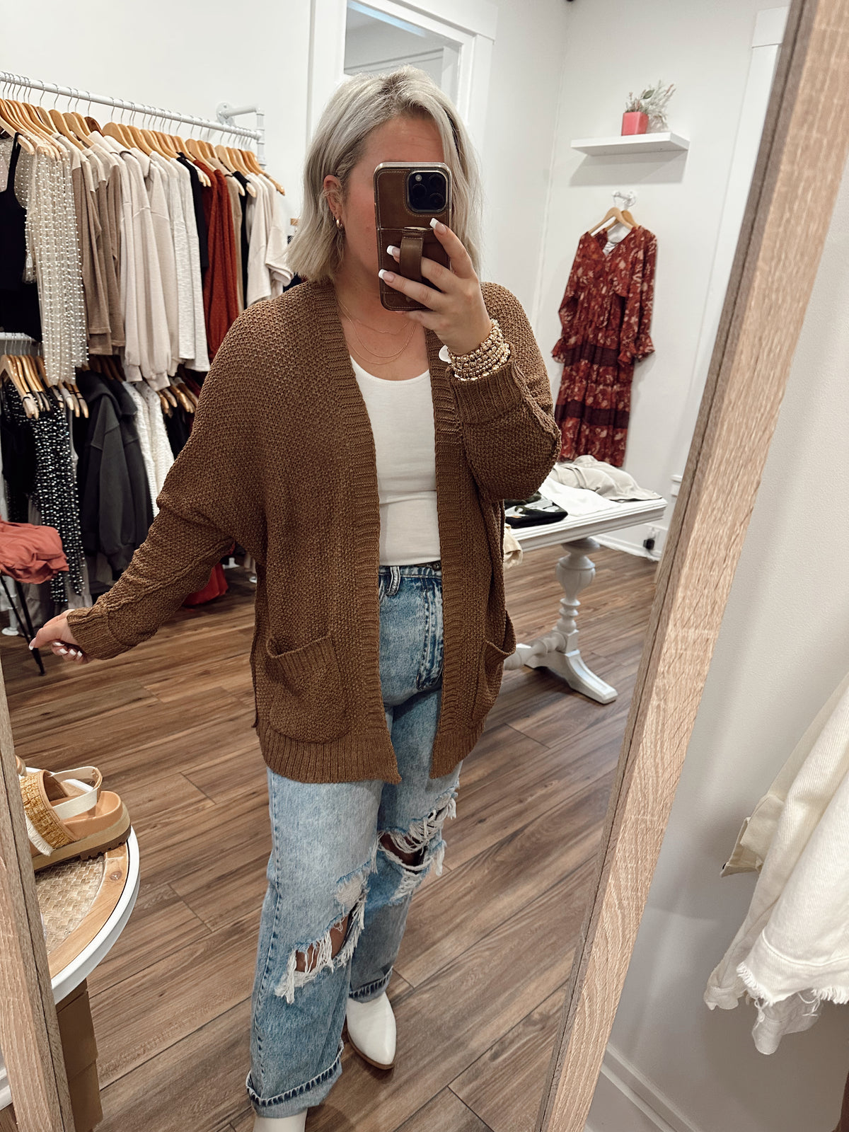 Hot Coco Knit Cardigan