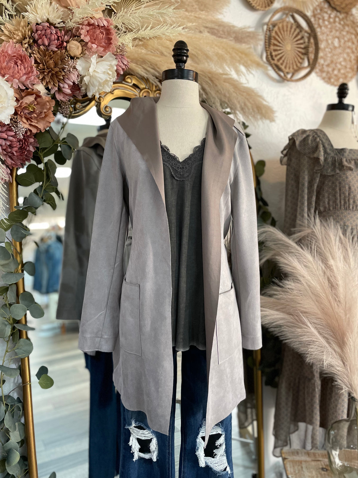 Elevated On The Run Belted Coat