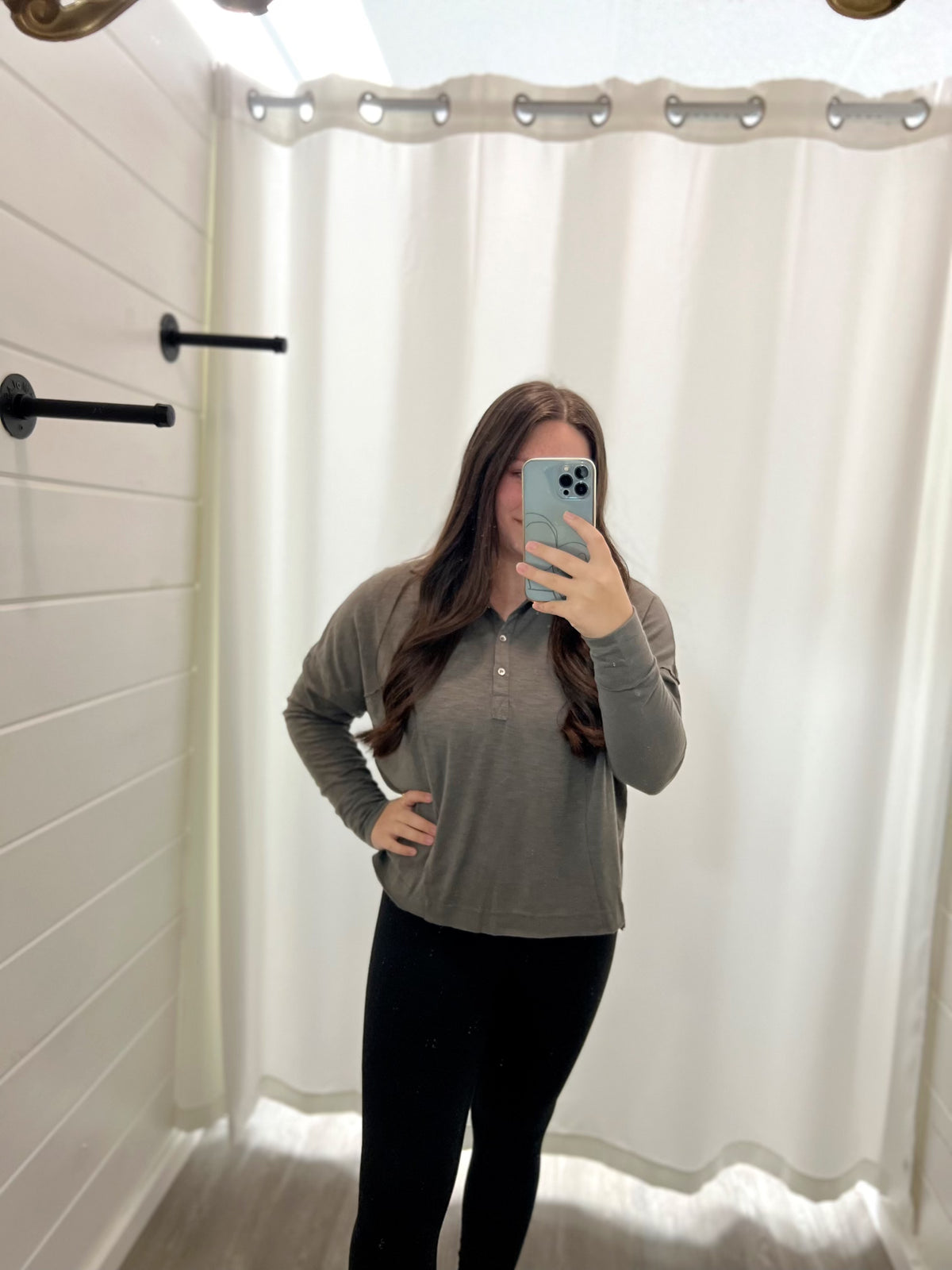 Bring It Back Washed Long Sleeves Top