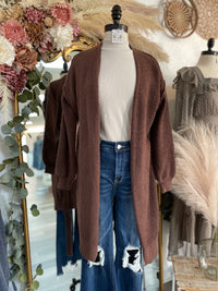 Elena Waffle Cardigan