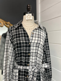 Fashion Forward Long Plaid Top/Dress