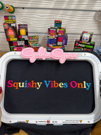 Squishy Vibes Only-Black Sweatshirt