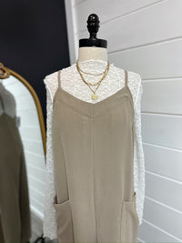 Bare Minimum Textured Jumpsuit