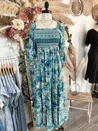 Garden Dream Printed Midi Dress