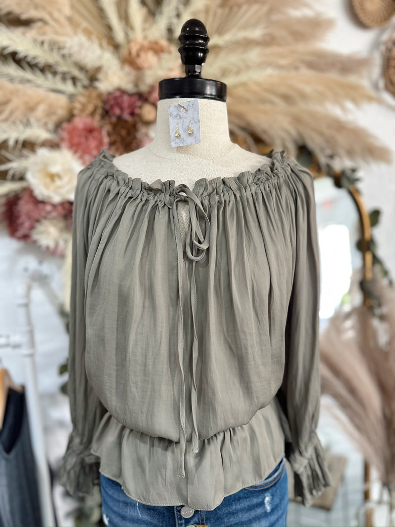 Cassie Tie-Front Top