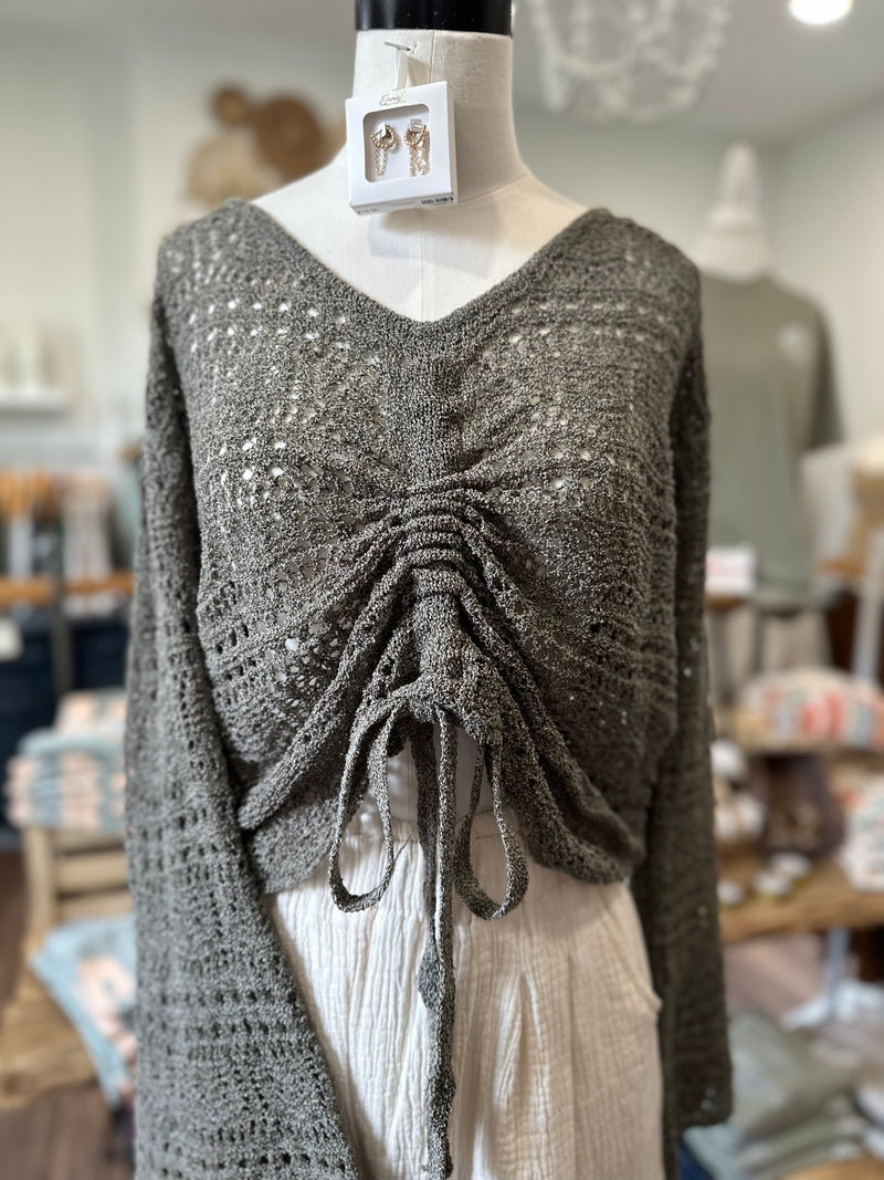 Jules Crochet Top-G Mint
