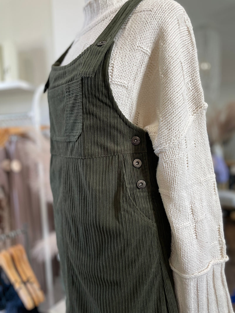 Filled With Hope Corduroy Mini Dress