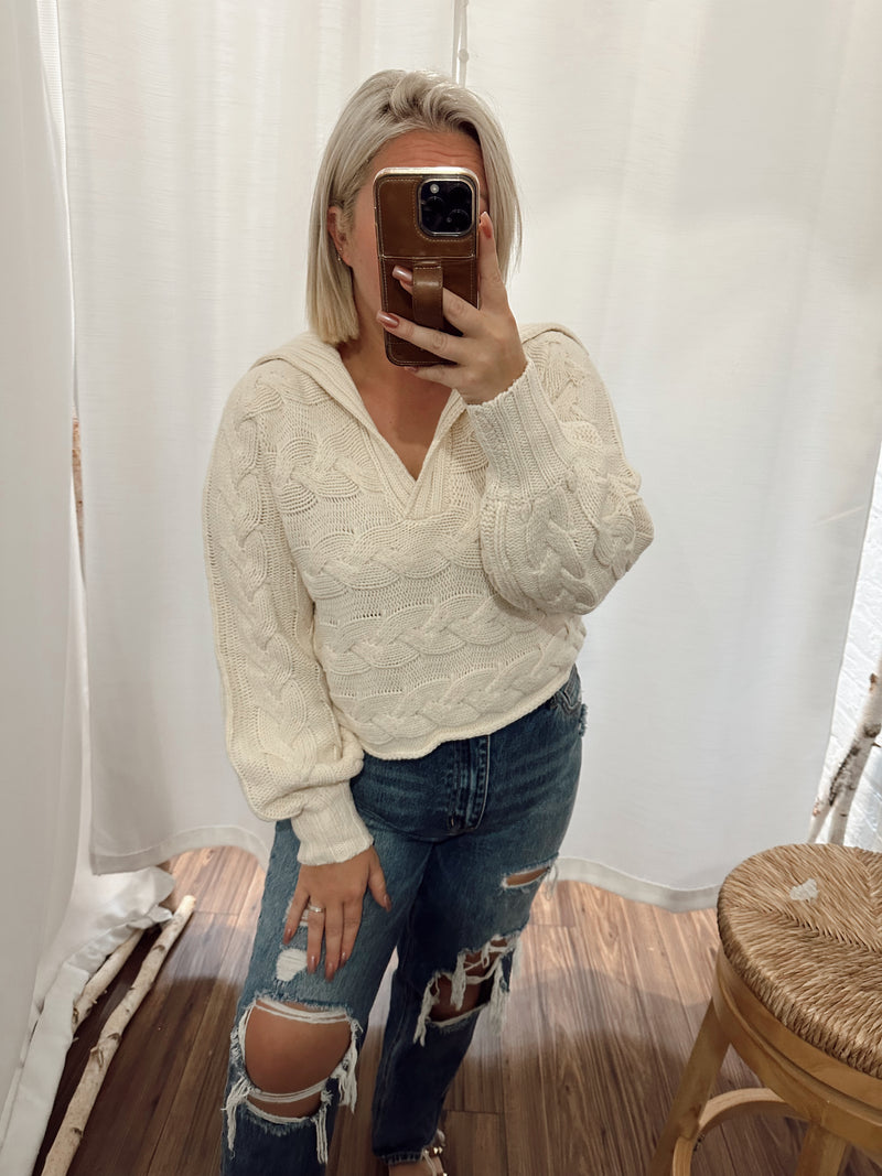 Leya Collared Sweater