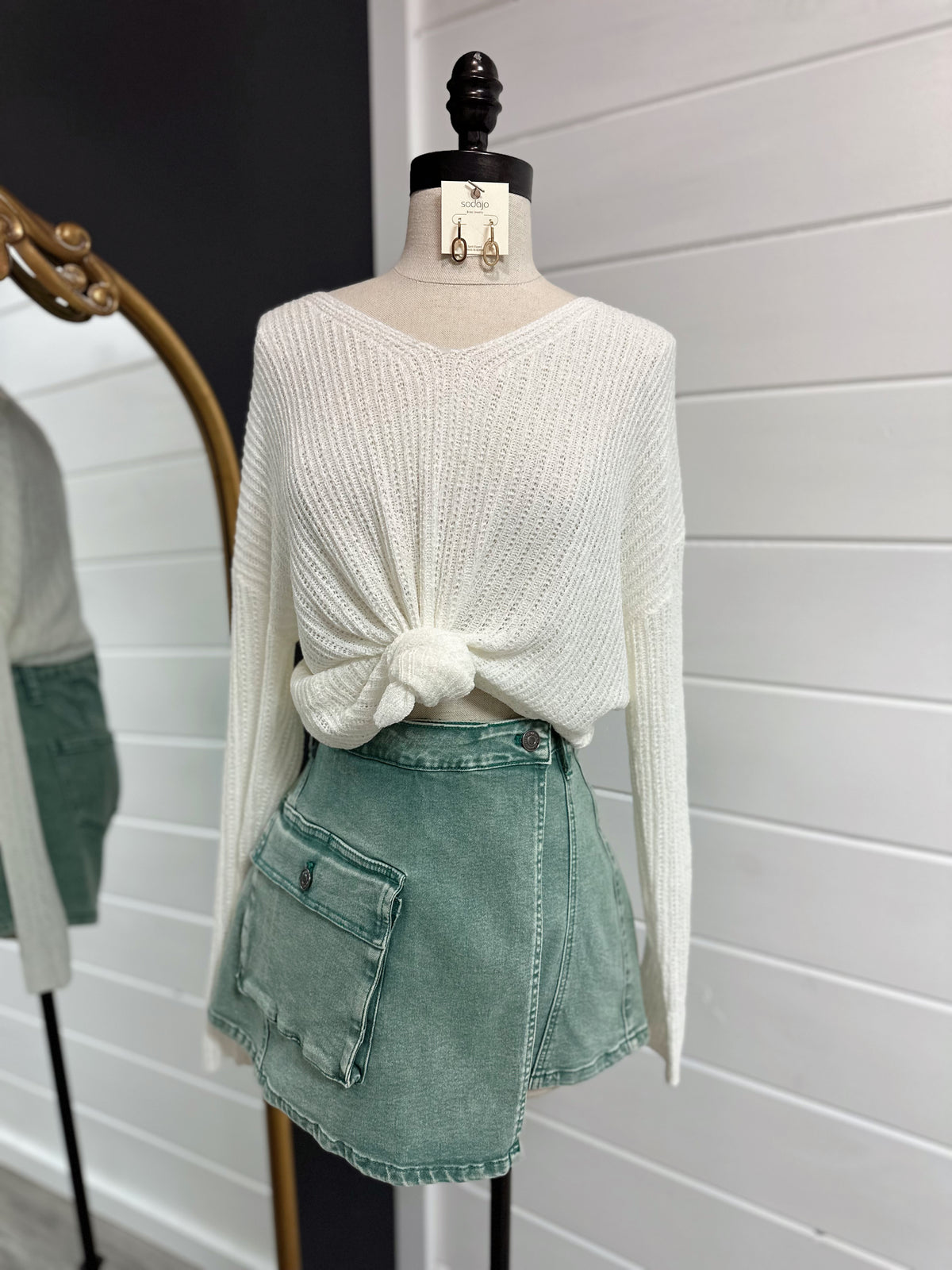 Julep Denim Skort