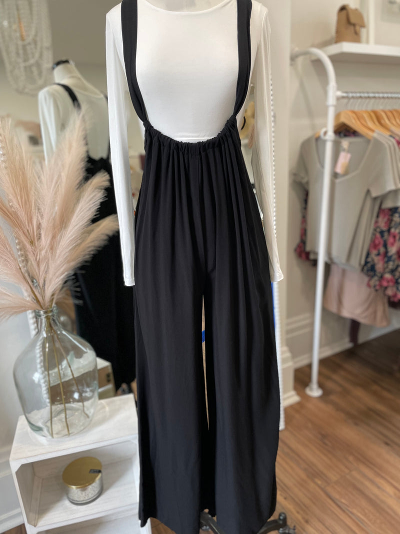 Vibin Boho Jumpsuit-Black