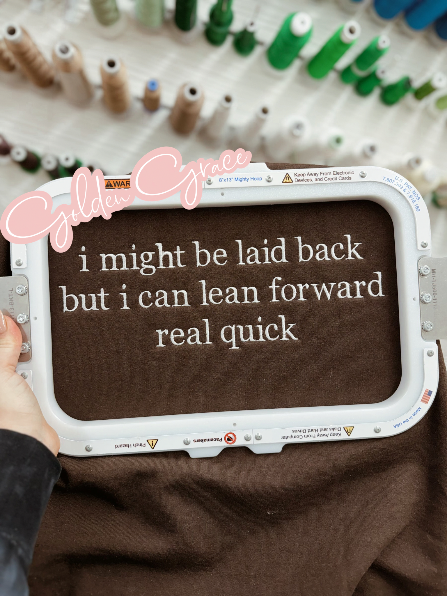 Laid back Embroidered Sweatshirt