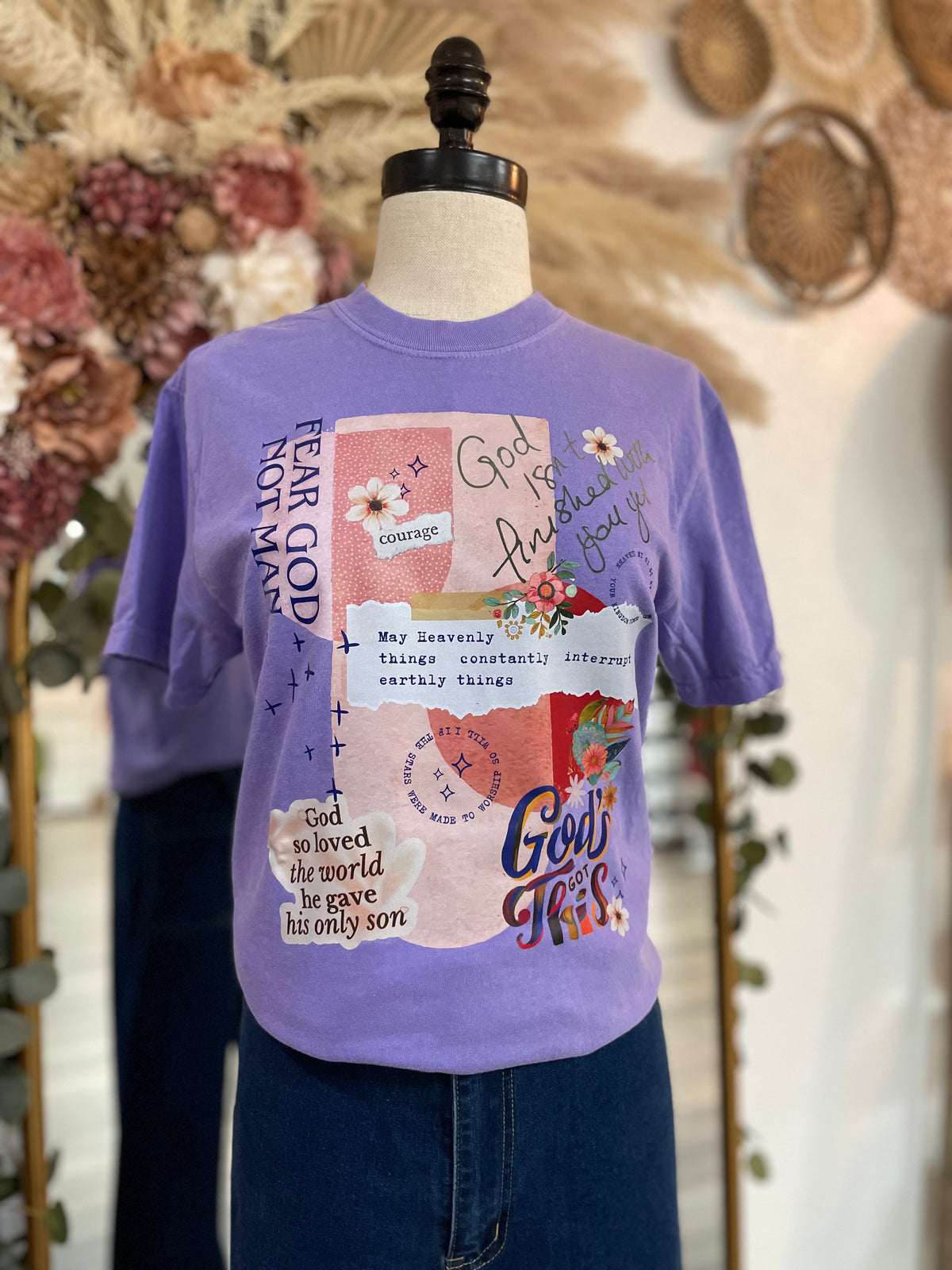 Violet Faithful Graphic Tee