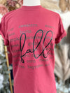 Fall Words Tee