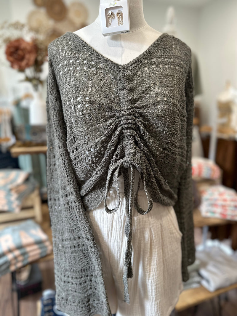 Jules Crochet Top-G Mint