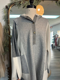 Cutest In Town Pullover-Heather Grey
