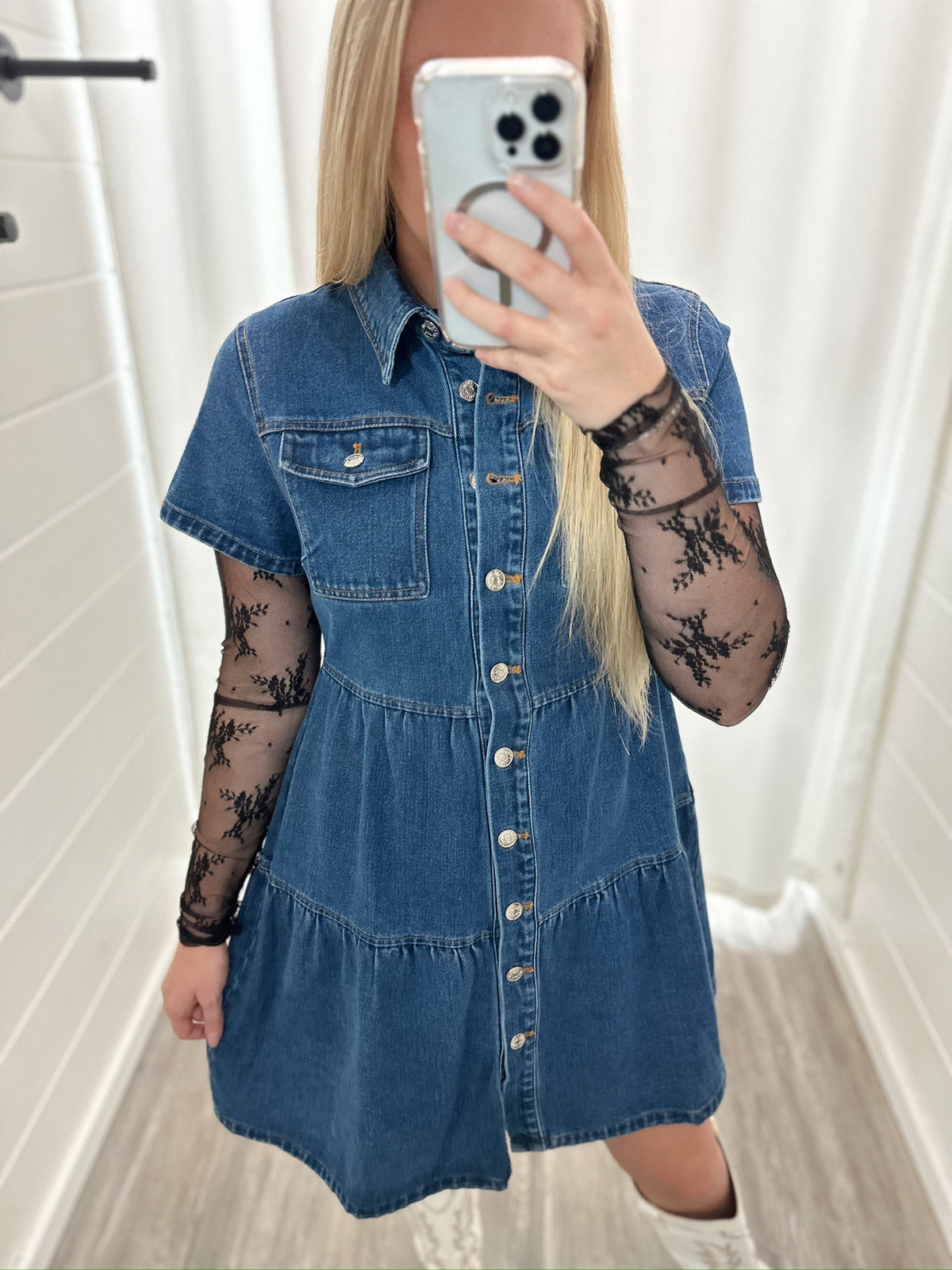 Hey Cowgirl Denim Dress