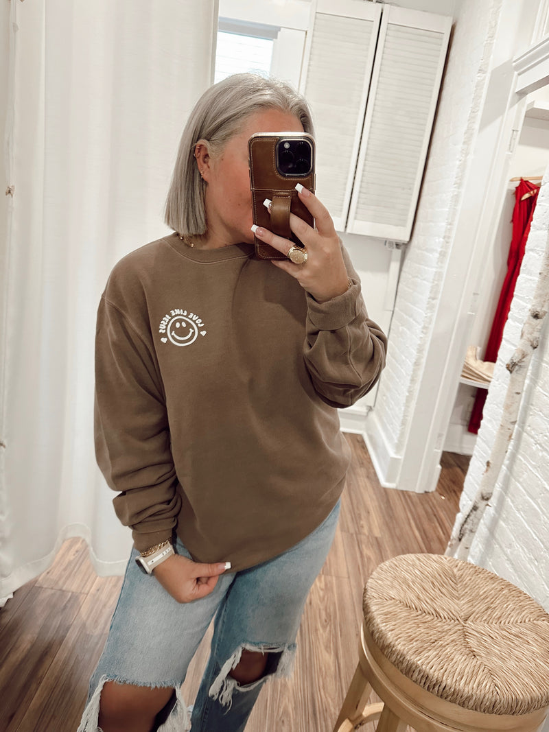 Love Like Jesus Pigment Died Crewneck