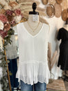 Lofflin Pleated Blouse Tank